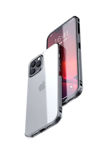 Apple Uyumlu iPhone 12 Pro Uyumlu Tchs İmax Silikon-renksiz Renksiz -