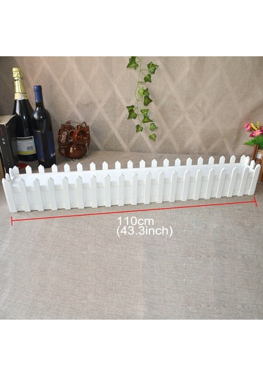 Sones Ahşap Çiçek Saksısı Çit Saklama Tutucu Saksı Köpüklü, Boyut: 110cm X 9cm X 11cm