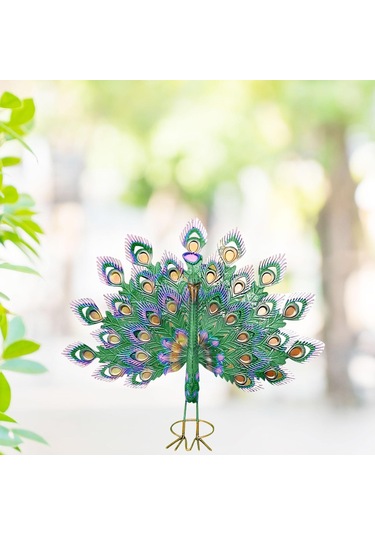 Homyl Tavuskuşu Süs Heykeli Ev Dekor Koleksiyonu Aksesuarları Küçük