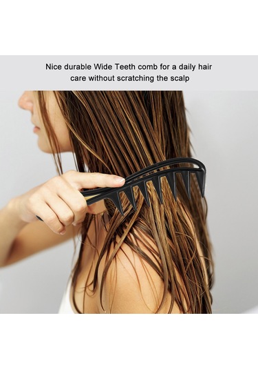 Shineyee Abs Plastik Saç Tarak - Statik Önleyici, Isıya Dayanıklı, Kıvırcık Ve Dalgalı Saçlar İçin Kolay Taranabilir.