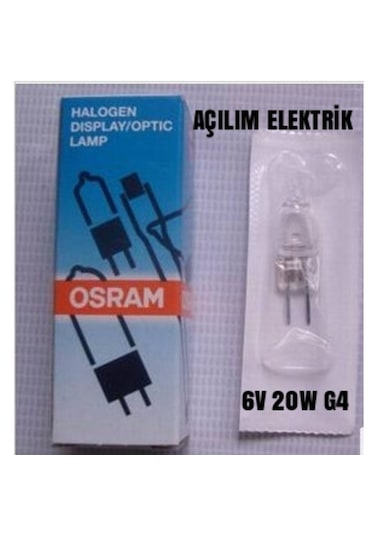 Ampoule Halogène OSRAM XENOPHOT 20W 6V culot G4 HLX 64250