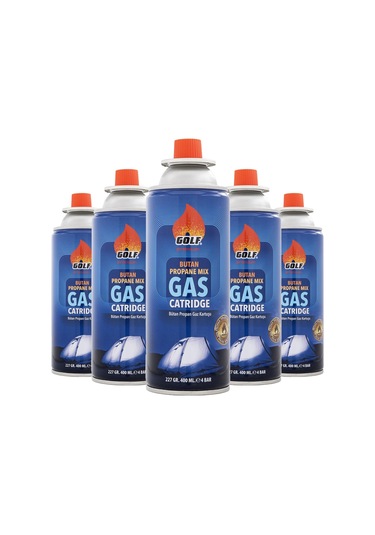 Kamp Ocağı Gaz Kartuşu 5'li 227gr Çok Renkli