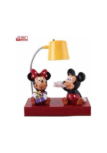 Mickey Mouse Minnie Mouse Işıklı Biblo Masa Gece Lambası