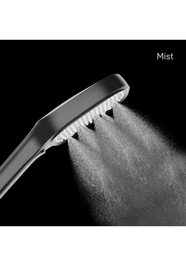 Milardo 3 Modlu Duş Başlığı 201318534 Siyah Mat