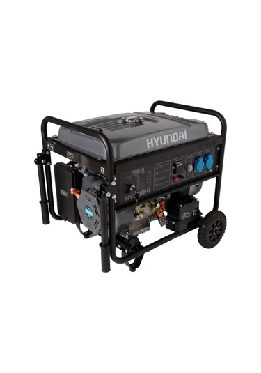 Hyundai HHY7250E Benzinli Monofaze Marşlı Jeneratör 7.5 kVA