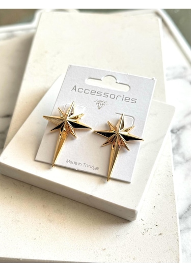 Demokan Kadın Küpe Kutup Yıldızı Küpe 001