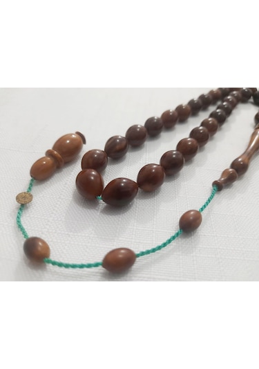 Murat Usta İmzalı Büyük Boy Beyzi Kesim Kuka Tesbih.ölçü 9 X12.5