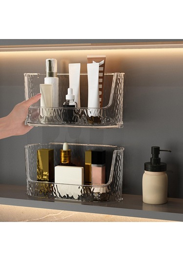 Homyl Kozmetik Vitrinin Makyaj Organizatör Tutucusu Tepsi