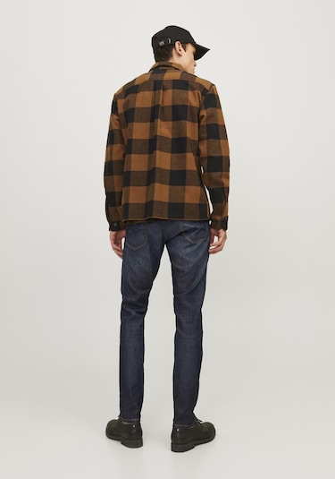 Jack & Jones Erkek Glenn 919 Slim Fit Jean 12259815 Blue Denim