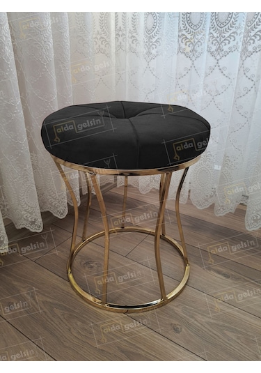 Kum Saati Dilimli Makyaj Pufu Gold Gri