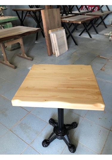 Bintaşmobilya Naturel Kütük Cafe Masası