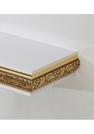 Decorotti Altın Varak Gizli Bölmeli Duvar Rafı - Cirino A1-2