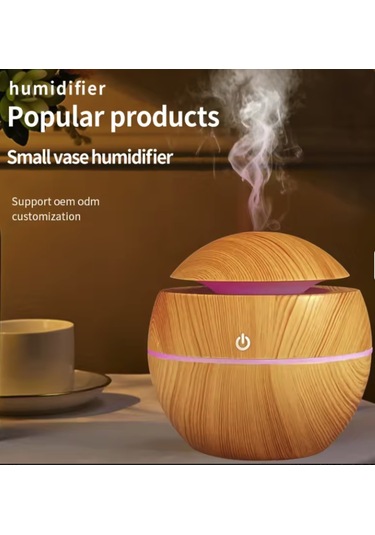 Küre Hava Nemlendirici Humidifer 7 Renk Rgb Gece Lambası Bebek Ve Çocuk Odaları İçin Menlendirici