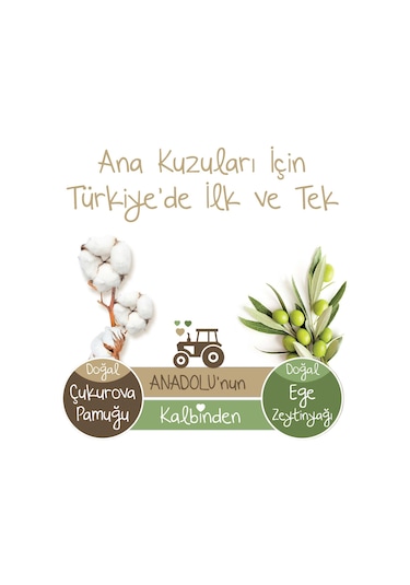 Baby Turco Doğadan Ultra Fırsat Paketi Bebek Bezi 3 Numara Midi 210 Adet 5'li