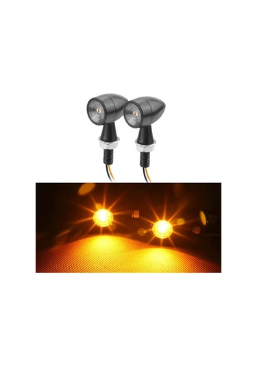 Yifomall 8mm Motosiklet Led Sinyal Lambası - Suzuki, Kawasaki, Yamaha İçin Parlak Ve Dayanıklı