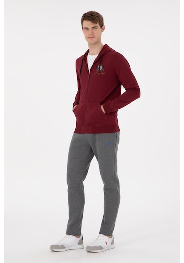 U.s. Polo Assn. Erkek Bordo Hırka Örme 50293649-vr014 Bordo
