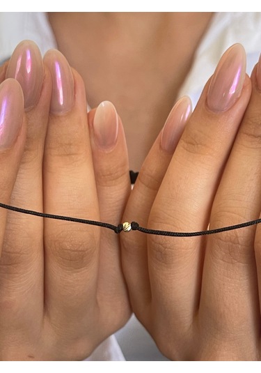 14 Ayar Altın Dorikalı El İşi Zarif Altın Bileklik Şans Bereket Bilekliği Altın