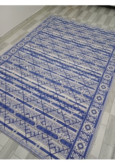 Savan Dokuma Halı Örtüsü 4m² 170 240 Kale Mavi Diğer