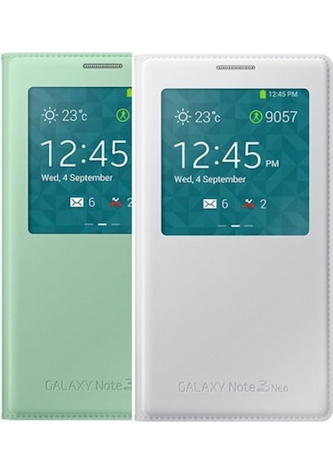 Samsung Uyumlu Galaxy Note 3 Neo N7500S-View Cover Kapakli Kili 361291449