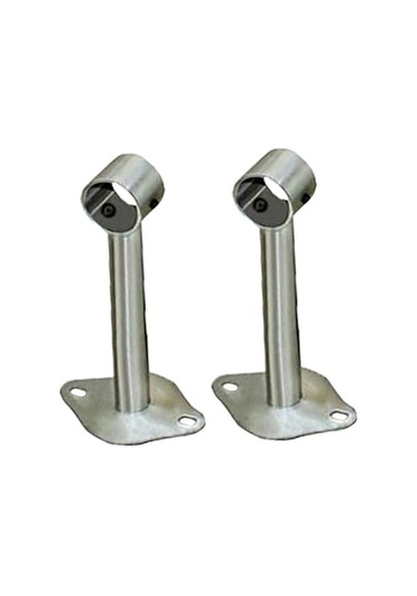Trendooze Homyl 2x Paslanmaz Çelik Gardırop Kolu Braketi, 150mm, Modern Tasarım