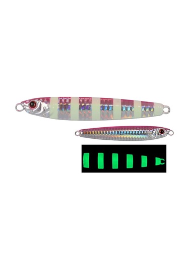 Sea Horse Special 60gr Jig Pink Zebra Glow