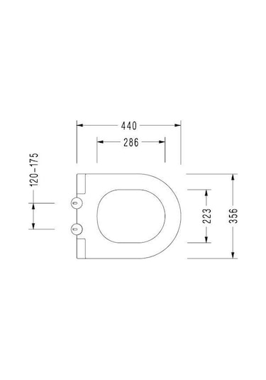 Serel Irmak Slim Yavaş Kapanan Klozet Kapağı 150400120012