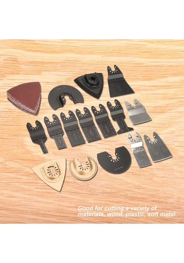 40 Adet /takım Salınan Testere Bıçağı Çoklu Araç Kiti Siyah