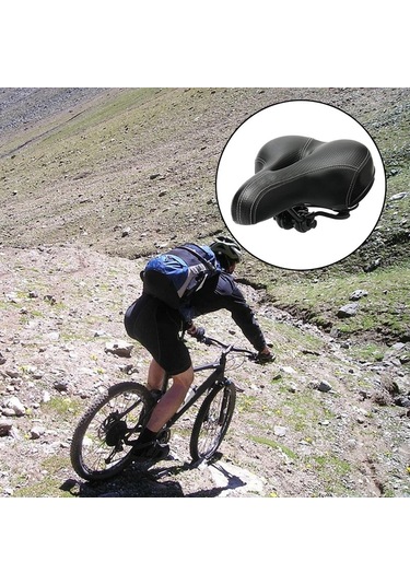 Home Rahat Geniş Bisiklet Koltuğu - Siyah Yurt Dışından A