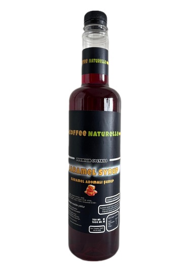 Coffee Naturelle Karamel Aromalı Kokteyl Şurubu 750 ML