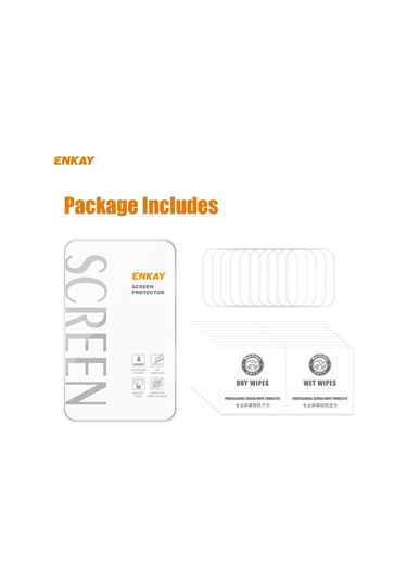 iOS Uyumlu Watch Serisi 6/5/4 İçin 10 Adet 40mm Enkay Hat-prince 3d Tam Ekran Pet Kavisli Sıcak Bükme Hd Ekran Koruyucu Film