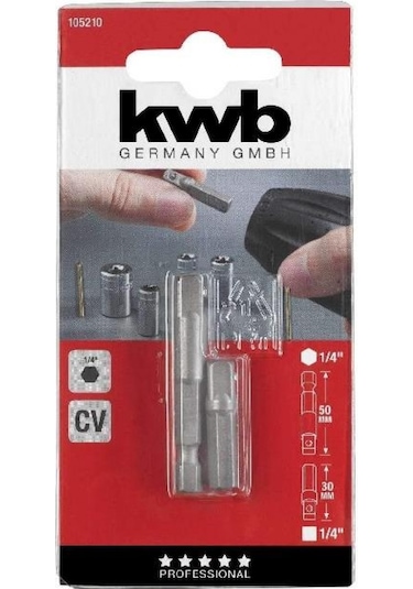 Kwb 105210 Lokma Adaptör Seti 2 Parça 30 Ve 50 Mm