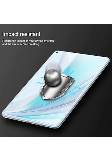 Huawei Uyumlu Mate Pad 10.4 Fuchsia Tablet Blue Nano Screen Protector