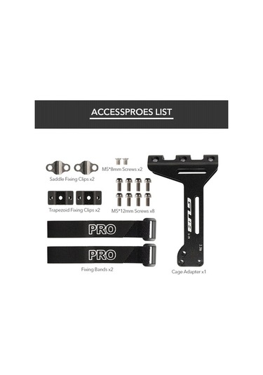 Artfulabode Su Siyah Şişesi Montajlı Kolay Kafesi İçin Geeroyoo Çift Bisiklet Alüminyum Alaşım Adaptörü - Lg Siyah