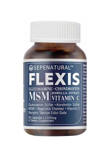 Sepe Natural Flexis Glukozamin Kondroitin Msm Boswellia Vitamin C 60 Kapsül
