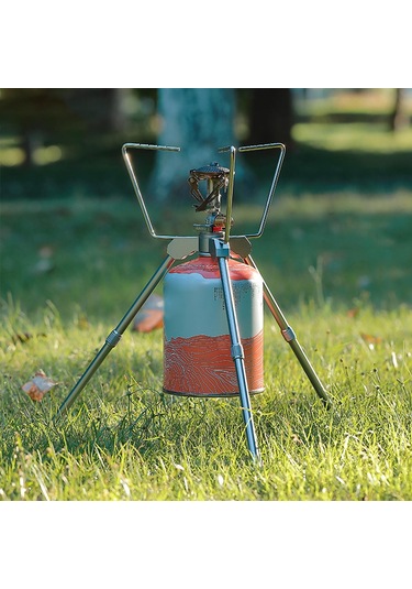 Homyl Z04 Gaz Tankı Için Uzatma Direği Sırt Çantasıyla Kamp Gümüş