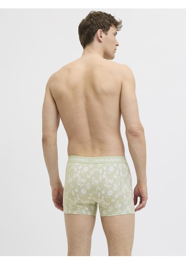 Erkek Desenli 3'lü Boxer Paketi - Corals - 12277701 Desert Sage