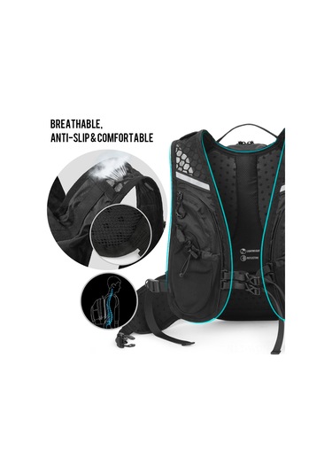 Neevoyu Hidrolik Sistemli 15l Nefes Alabilir Bisiklet Sırt Çantası - Koşu, Kamp Ve Yürüyüş İçin Beyaz