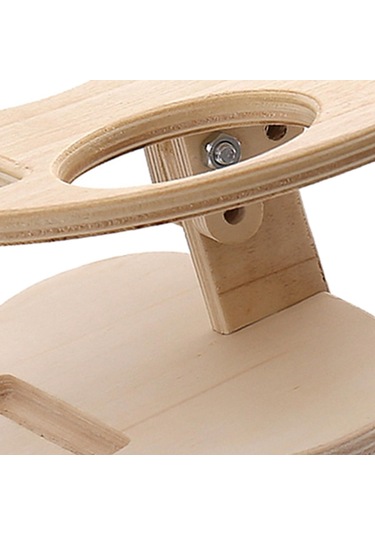 Suntek Magideal Taşınabilir Piknik Masası Cam Raf Dış Ahşap-rengi