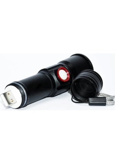 Xml-2 Led 1.000 Lümen Usb Şarjlı El Feneri Wt-611 Asorti