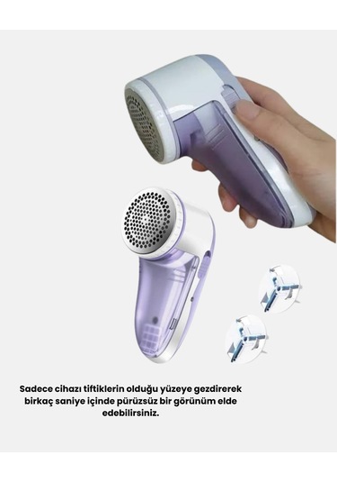 Usb Şarjlı Tiftik Temizleyici Kolay Temizlenen Hazne Ve Bıçak, Taşınabilir Diğer