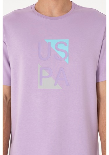U.s. Polo Assn. Erkek Lila Tişört 50299882-vr034 Lila