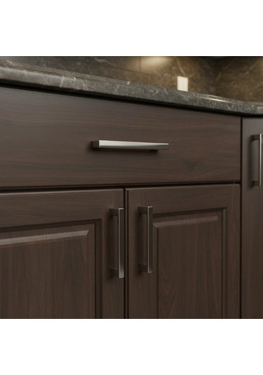 Köprü Kulp Dolap Çekmece Kulbu Metal Kulp 192 Mm 10 Adet Krom