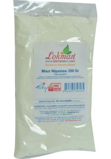 Lokman Avm Mısır Nişastası 250 G