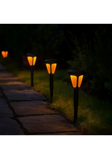 Aeron Solar Flame Led Saplama Sarı