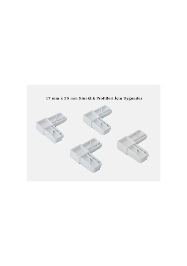 Sineklik Profil Birleştirme Köşesi Pimapen Sineklik Köşesi 4 Adet (120493408)