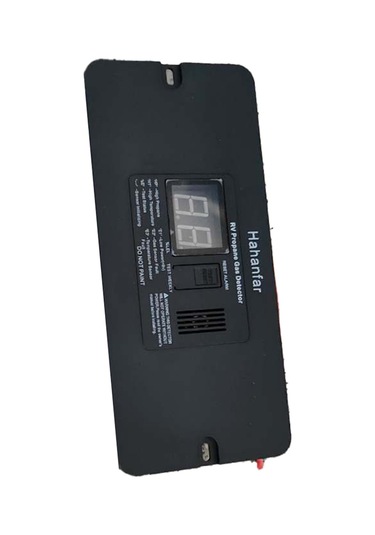 Anjiexun Dijital Rv Propan Gaz Dedektörü Römork, Karavan, Siyah