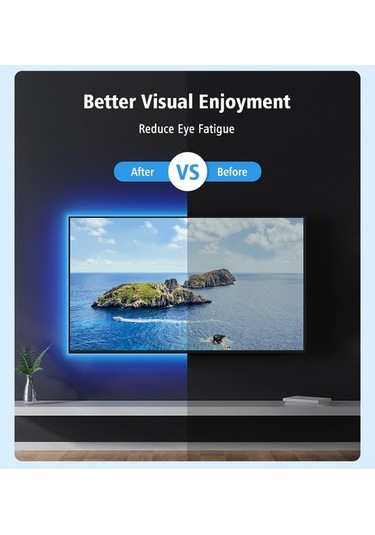 Ebitda Wifi Kontrolü Rgb Led Şerit Işık - 100/300/500/750cm Seçenekleri