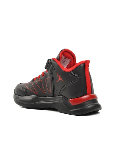 Siyah-kırmızı Çocuk Basketbol Ayakkabısı 1522 F Siyah-kırmızı Siyah - Kırmızı
