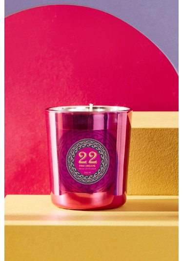 Karaca Home Pop Art Koleksiyonu 22 Pink Dreams Kokulu Mum Pembe