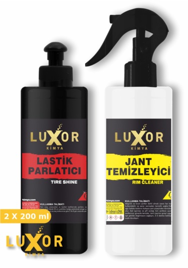 Luxor Kimya 2 Li Set Jant Temizleyici & Lastik Parlatıcı 2 X 200
